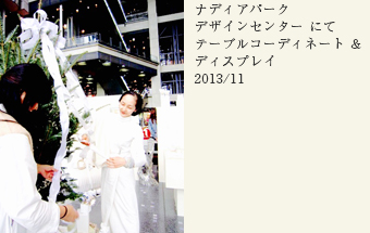 �i�f�B�A�p�[�N �f�U�C���Z���^�[ �ɂăe�[�u���R�[�f�B�l�[�g & �f�B�X�v���C 2013/11